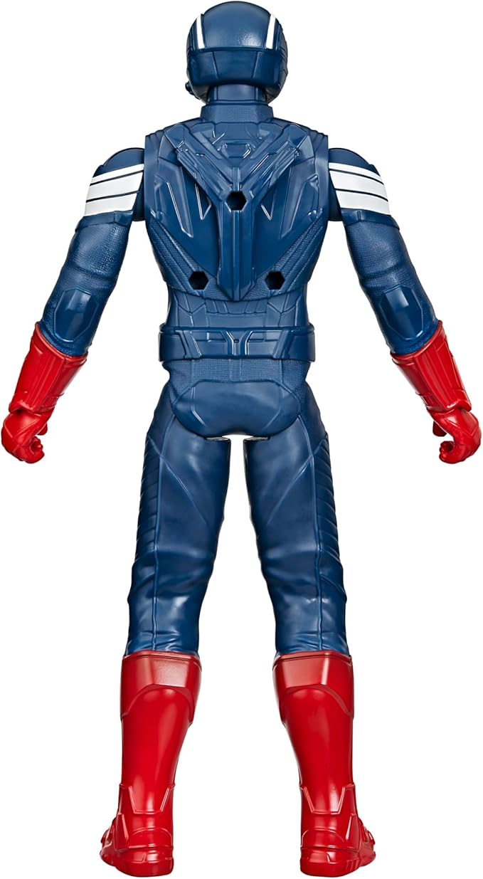 Marvel Studios Captain America Brave New World, 12-Inch Deluxe Captain America Action Figure, Shield & Accessories, Super Hero Toys for Kids 4 and Up