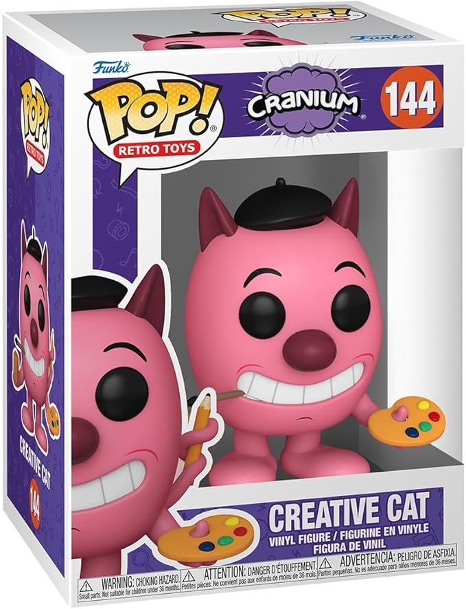 Funko POP Games: Cranium - Creative Cat - Collectable Vinyl Figure - Gift Idea - Official Merchandise - for Kids & Adults - Games Fans - Model Figure for Collectors and Display