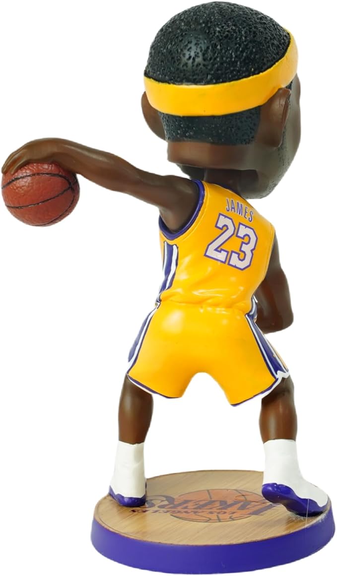 James Bobblehead Basketball Action Figure -5.3 in Hand-Painted Resin Collectible Doll - Perfect Sports Fan Gift - James in Iconic 23# Jersey