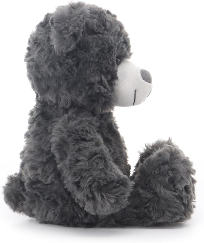 Apricot Lamb Ash Gray Flower Bear Stuffed Animals for Kids, Soft Cute Plush Toys for Baby Girl and Boy, 7.9 Inches
