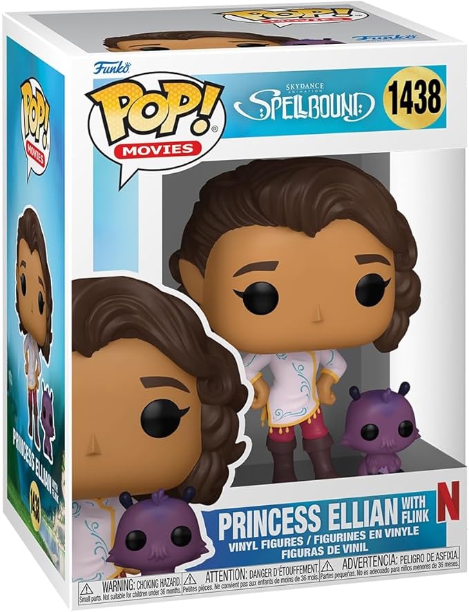Funko POP & Buddy: Spellbound - Princess Ellian with Flink - Collectable Vinyl Figure - Gift Idea - Official Merchandise - for Kids & Adults - Movies Fans - Model Figure for Collectors and Display