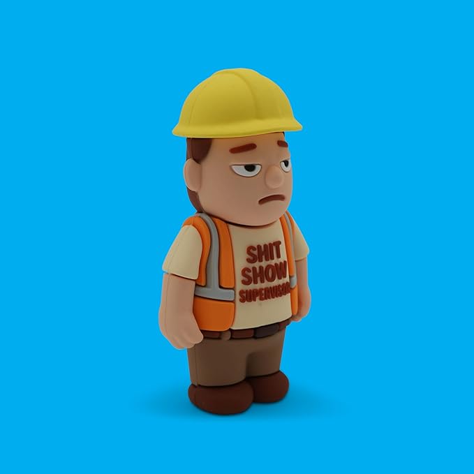 Miniature Desk Figurine – Cute & Quirky Office Decor for Desk, Shelf, or Workspace – Fun Tiny Collectible Statue for Adults, Coworkers, or Home Office Gift - Supervisor