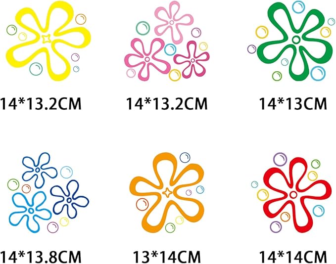 Flower Bubble Decorations Hanging Swirls Under The Sea Birthday Party Decorations for Yellow Cartoon Hanging Swirls Party Supplies