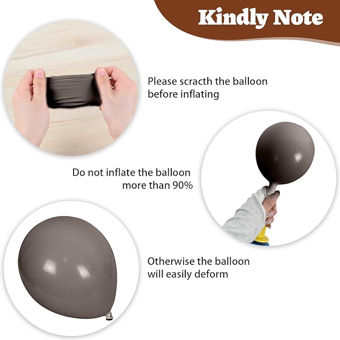 Brown Cow Print Balloons, 50pcs 12 Inch Dark Coffee Brown Tan Nude Apricot Cow Print Western Party Balloons for Kids Boy Cowboy Party Decorations Cow Birthday Baby Shower Western Decor