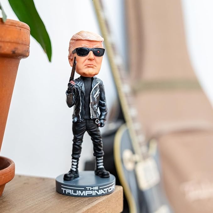 Proud Patriots | The Trumpinator Bobblehead The #1 Patriotic & President Gift 2026 Birthday for Conservatives or Gag Gift for Liberals
