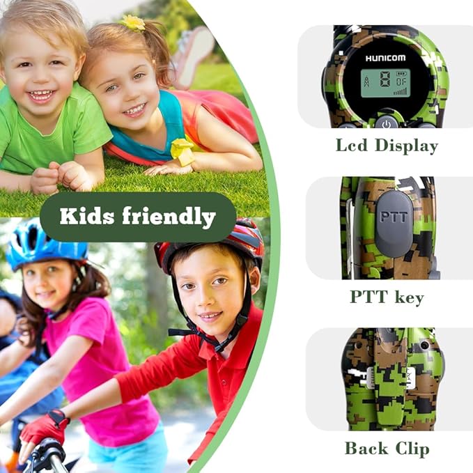 Walkie Talkies for Kids Toys Gifts 3 Packs-FRS 2 Way Radio walky Talky, Birthday Gift Present for 3-12 Years Old Boys Girls