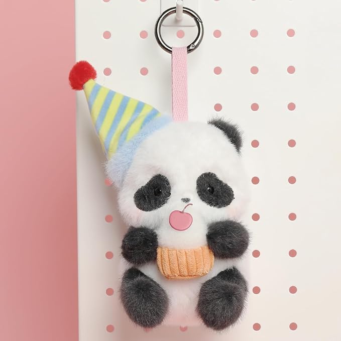 52TOYS Panda Roll Party Series Blind Box Stuffed Animal Plush Toy with Soft and Adorable Design, 1PC Perfect for Cuddling, Display, and Unique Posing, Ideal Gift for Panda Enthusiasts