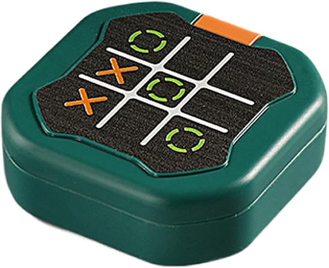 Electronic Puzzle Console Game - Handheld Brain Challenge Toy for Kids | LCD Screen with Interactive Logic Matching System, Portable Memory Training Device for Travel Entertainment 4.13x3.86x1.77 in