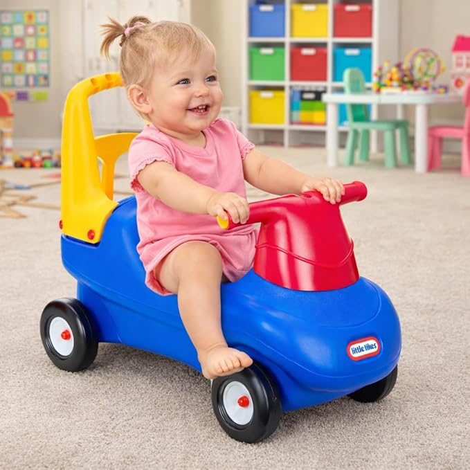 Little Tikes Push and Ride Racer – (Amazon Exclusive), 22"L x 10"W x 17"H with screws