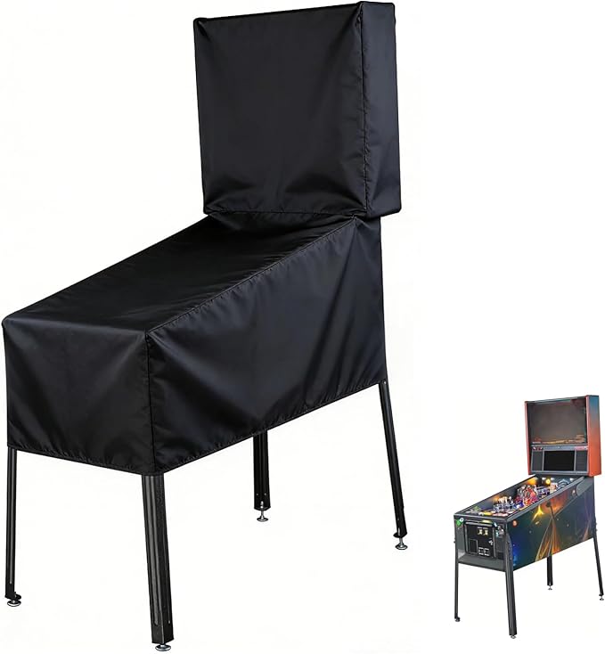 Arcade Machine Cover, Heavy Duty Protective Video Game Cover for Full Size Pinball Machines, Waterproof & Dustproof Electronic Dust Covers for Game Room,56"L x 28"W x 56"H