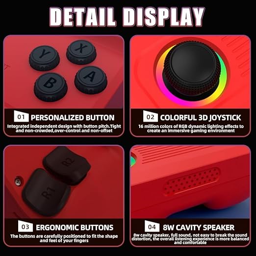 Donop R36T Retro Gaming Console,3.5 Inch IPS Screen,Handheld Game Console with 18000+ Classic Games Supports WiFi Networked Fighting and OTG, 3500mAh Battery, with Portable Case