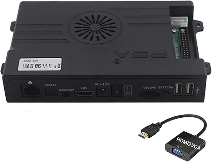 UYXOERA 3D Saga Box EX 10000 in 1, WlFl Market, 32G SD Card, Add 2D 3D Game, Supports Up to 4 Players, multilingual (5200 Games WlFl)