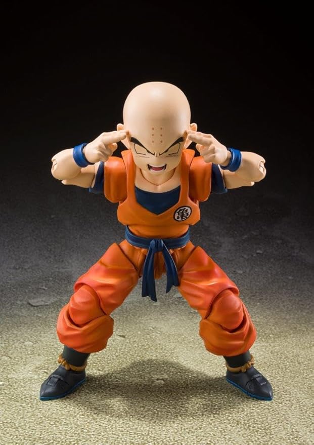 TAMASHII NATIONS - Dragon Ball Z - Krillin -Earth's Strongest Man- (Reissue) S.H.Figuarts Action Figure