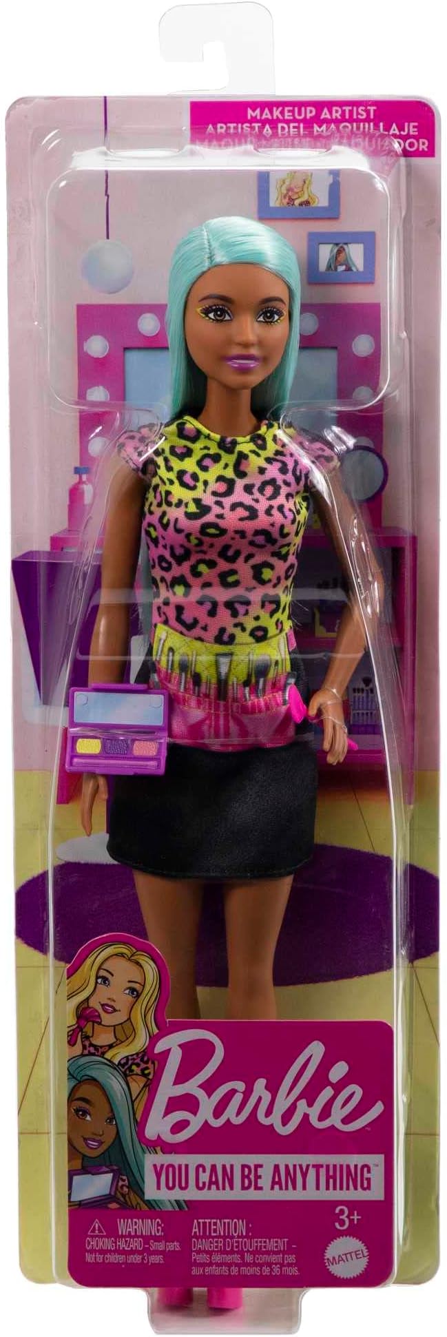 Barbie Doll & Accessories, Career Makeup Artist Doll with Palette and Brush