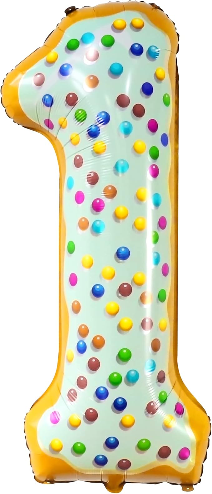 KatchOn, Giant One Donut Balloon - 40 Inch | Donut 1 Balloon for First Birthday | Sweet One Party Decorations | Number 1 Balloon, | Anniversary Decorations Supplies