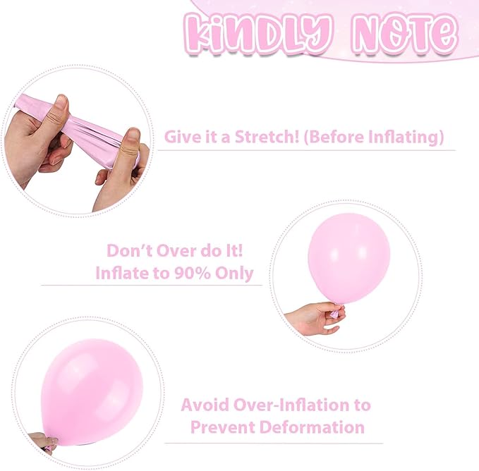 Pink Purple Blue Balloons,Pastel Balloon,Iridescent Pearl Pink Blue Purple Latex Balloons for Girls Mermaid Snowflake Princess Birthday Baby Shower Party Decorations