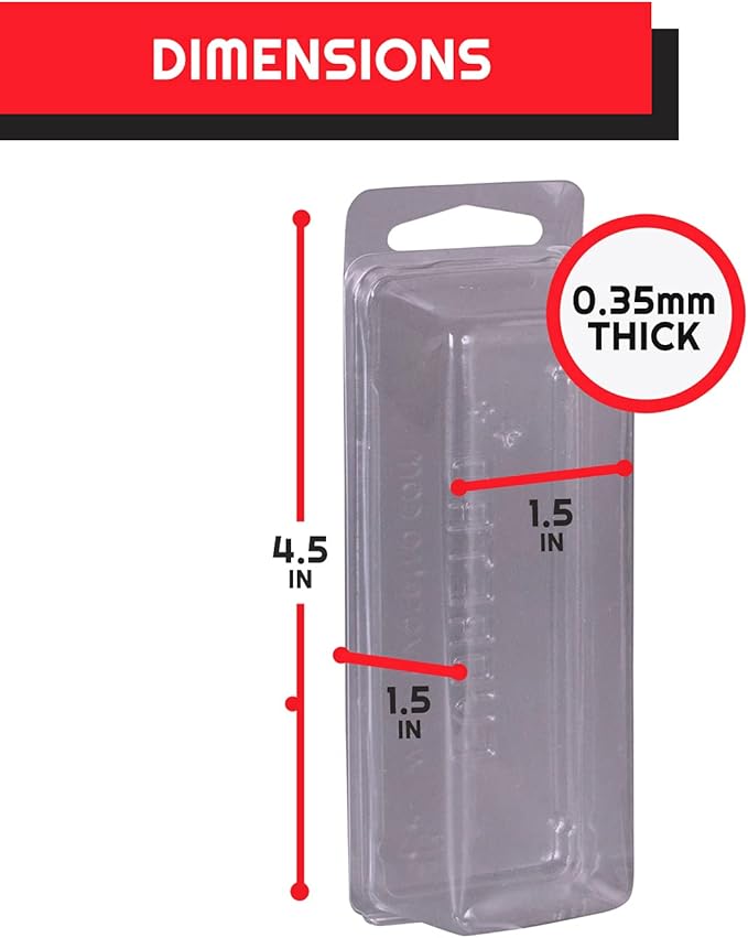 EVORETRO Clamshell Loose Action Figure Protective Case Compatible with 3.75 Inch Star Wars, Motu, Marvel, GI Joe Toy Figures - Retro Action Figure Storage Blister PET Plastic Display Case (50 Pack)