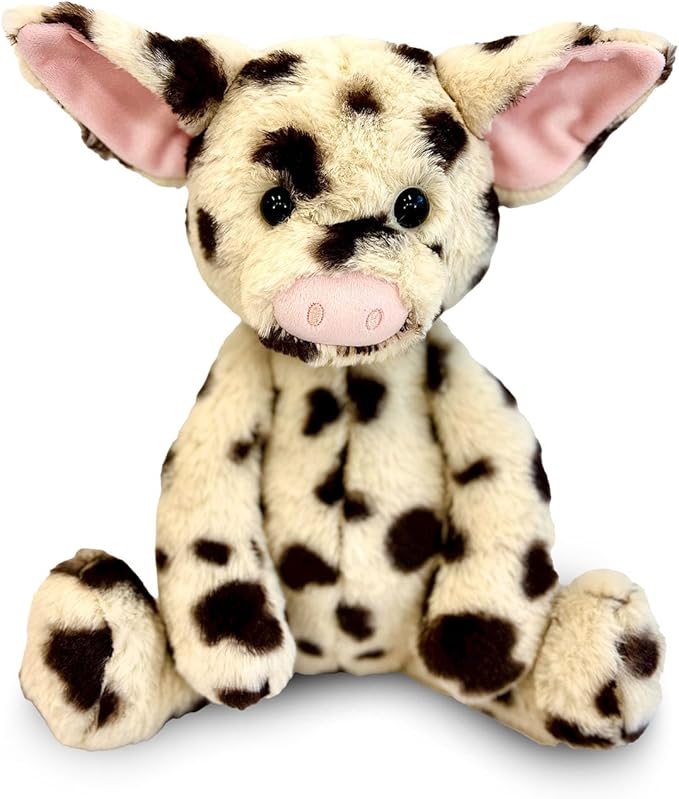 World's Softest Plush Stuffed Animal for Baby, Toddler, Kids, Adults - Adorable Toy Made from Kid-Friendly, Quality Materials - Lushee Spots Piggy, 16"