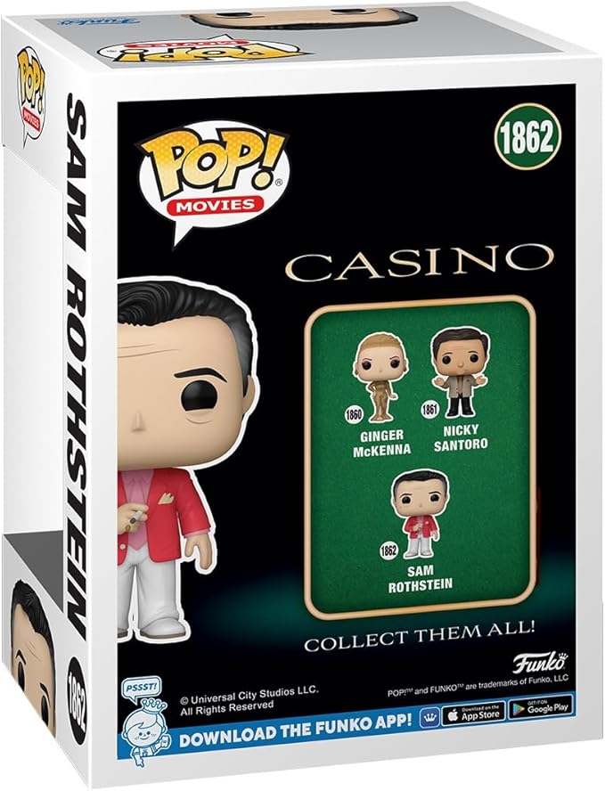 Funko POP Movies: Casino – Sam 'Ace' Rothstein - Collectable Vinyl Figure - Gift Idea - Official Merchandise - for Kids & Adults - Movies Fans - Model Figure for Collectors and Display