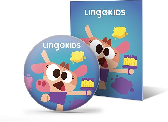 StoryShield, Lingokids Screen-Free Audio Storytelling Disk, Learn About Art and Music with Cowy