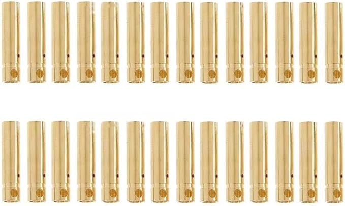 30Pairs 4.0mm Banana Bullet Connector Plug Male Female Bullet connectors for RC Battery ESC Motor