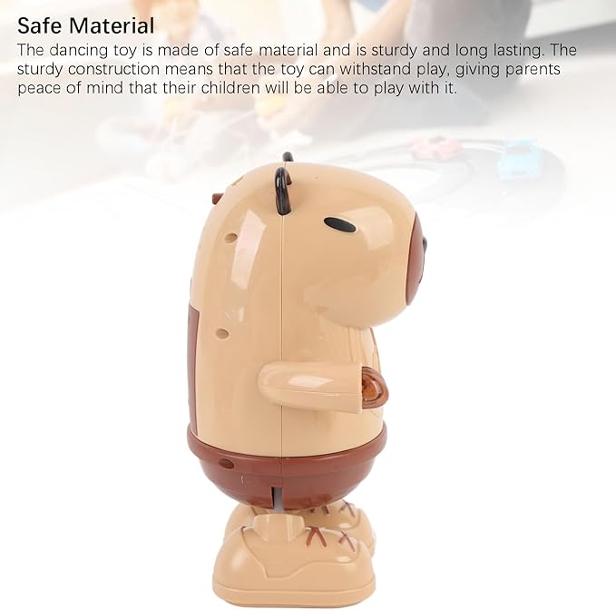 Electric Dancing Toy with Light and Music, Fashionable Design, Safe Material, Automatic Dancing, Suitable for Children
