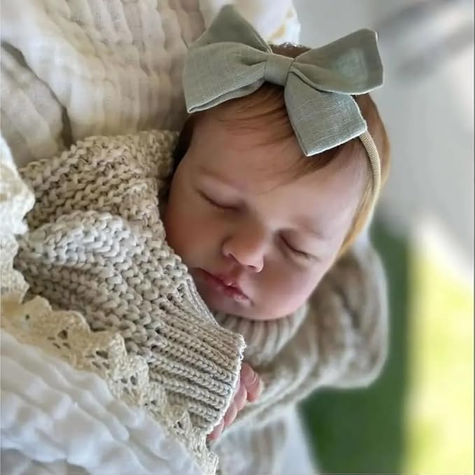 Anano Full Silicone Baby Doll 20 Inch Reborn Baby Dolls Silicone Full Body, Realistic Babys Doll Newborn Girl, Real Life Babys Dolls Posable Anatomically Correct Reborn Babies