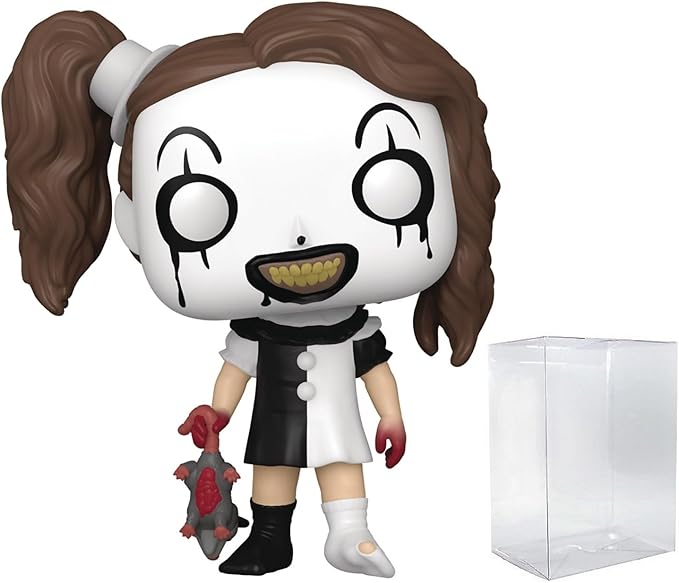 POP Funko Movies: Terrifier - Little Pale Girl (Glow-in-The-Dark) Specialty Series Vinyl Figure (Bundled with Compatible Box Protector Case), Multicolor, 3.75 Inches