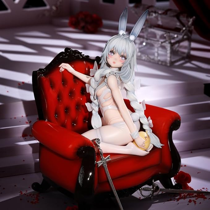 USS New Jersey Figure Swimsuit Anime Girl Figure Kneeling Position Statue MNF Le Malin Action Figures Collectible Models PVC Desktop Decoration
