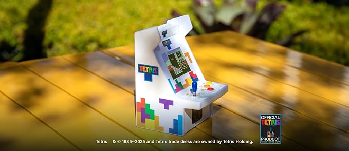 My Arcade Tetris Micro Player Pro: Mini Arcade, Handheld Video Game, 2.75" Screen, Tetris Game