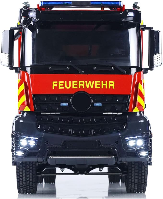 1/14 RTR Electric Model Car 4X4 Metal Axles Gearbox Remote Control Fire Fighting Vehicle Bz Flysky I6S Radio 2Speed Light Sound