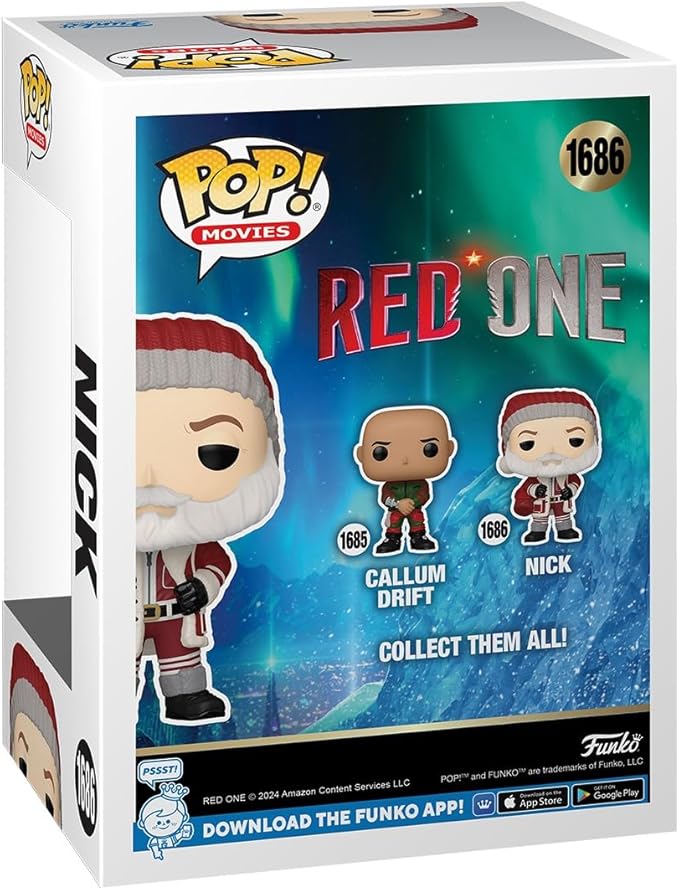 Funko POP Movies: Red One - Nick - Collectable Vinyl Figure - Gift Idea - Official Merchandise - for Kids & Adults - Movies Fans - Model Figure for Collectors and Display