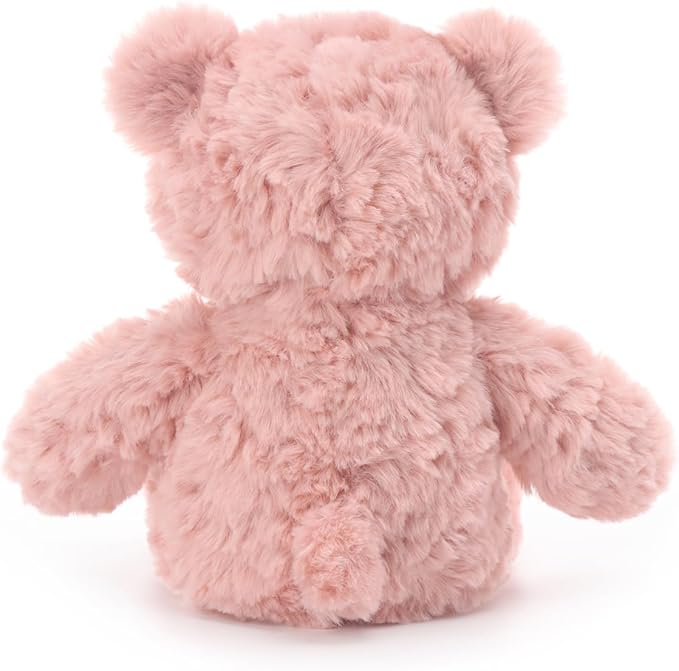 Apricot Lamb Misty Pink Flower Bear Stuffed Animals for Kids, Soft Cute Plush Toys for Baby Girl and Boy, 8 Inches