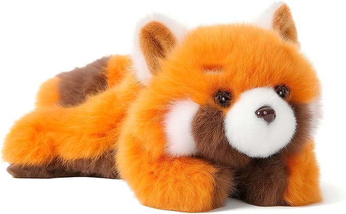 Adorable Red Panda Stuffed Animal Soft Plush Red Panda Plush Toy Cute Birthday Gifts for Kids Adults