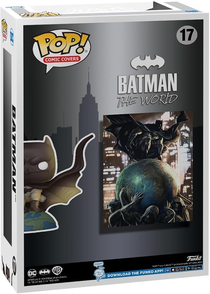 Funko POP! Comic Cover: DC – Batman The World - DC Comics - Collectable Vinyl Figure - Gift Idea - Official Merchandise - for Kids & Adults - Movies Fans - Model Figure for Collectors and Display