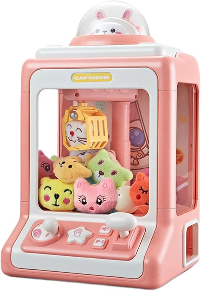 Small Claw Machine,Kids Arcade Claw Machine, Pink