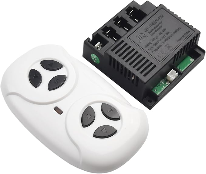 JR-RX-12V 6V 24V Electric Vehicle Receiver Module for Remote Control Toy Car Parts, RC 1, RC 2, RC 3, RC 4, JR-RX-6V, JR-RX-6V receiver, Children Electric Car Remote Control(JR1705RX Full set)