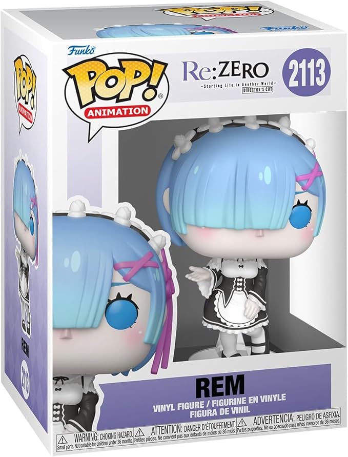 Funko Pop! Animation: Re: Zero - Rem - 1/6 Odds for Rare Chase Variant - Collectable Vinyl Figure - Gift Idea - Official Merchandise - Toys for Kids & Adults - Anime Fans