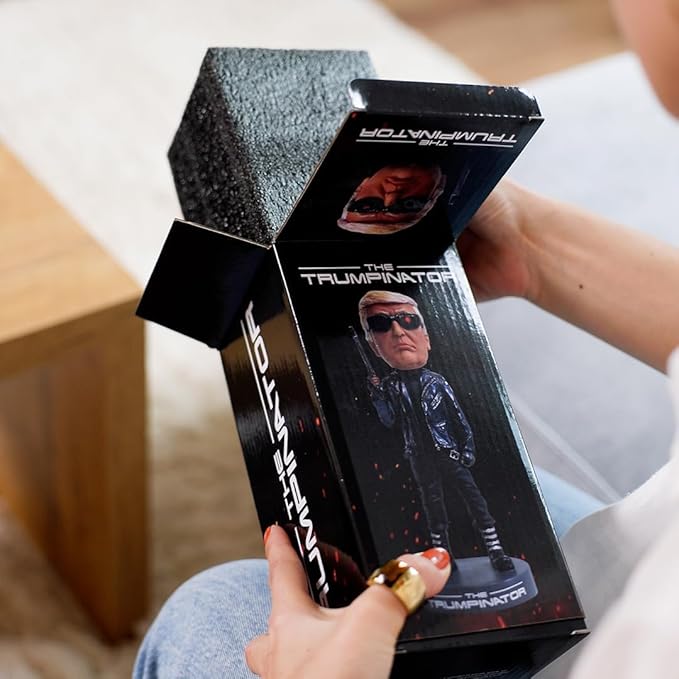 Proud Patriots | The Trumpinator Bobblehead The #1 Patriotic & President Gift 2026 Birthday for Conservatives or Gag Gift for Liberals