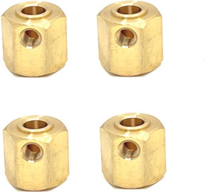 RC Car Wheel Hexes Remote Control Car Widened Combiner Remote Controlled Vehicles Accessories, Replacement Drive Adapter, 4x4 No Output Shaft