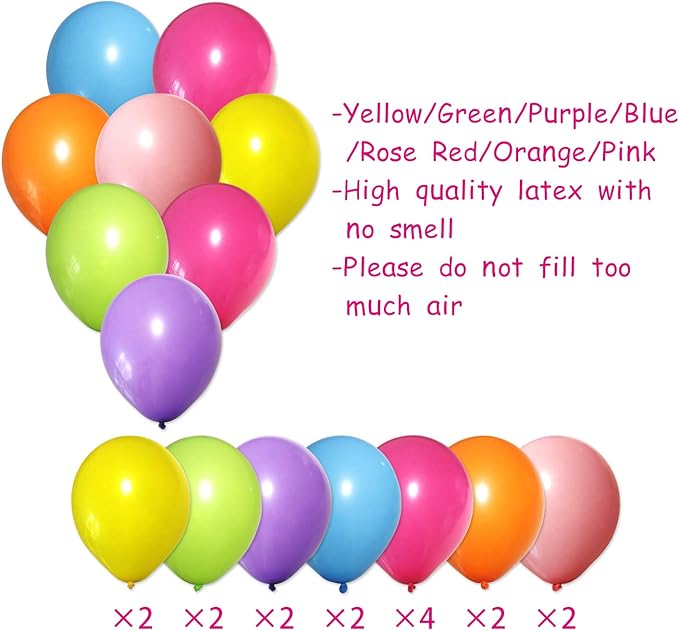Slime Birthday Party Decorations Kit - Slime Queen Cake Topper Birthday Banner Cupcake Toppers Colorful Balloons for Kids Slime Party Baby Shower Party Supplies