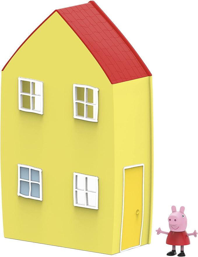 Peppa Pig Peppa’s Adventures Family House Playset, Includes Figure and 6 Fun Accessories, Preschool Toy for Ages 3 Up