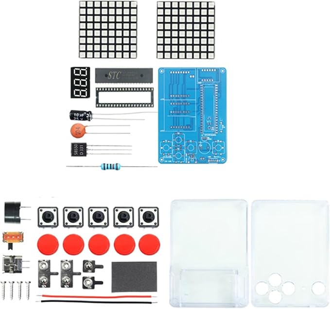 Soldering Kits, DIYer Classical Electronic Soldering 4 Games Including for STEM Projects Family Fun High School Training