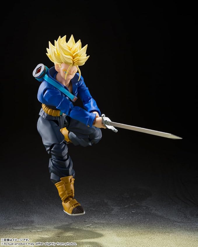 TAMASHII NATIONS - Dragon Ball Z - Super Saiyan Trunks -The Boy from The Future- (Reissue) S.H.Figuarts Action Figure