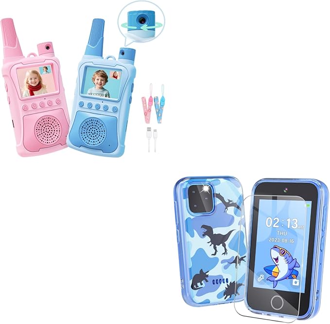 Video Walkie Talkies for Kids+ 3.5" Kids Smart Phone