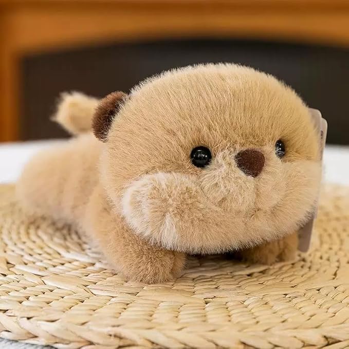 Otter Stuffed Animal Cute Plush Doll Toy 7 inch for Girls Boys Christmas (pa shuilan)