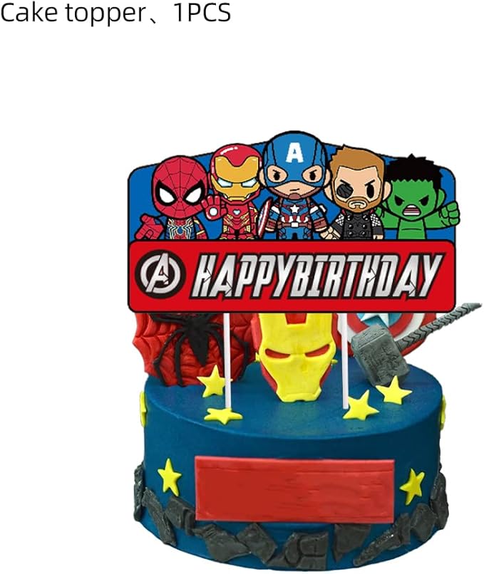 25PCS Cake Toppers Cupcake Toppers Cake Decorations Birthday Party Supplies Decorations (Style 4)