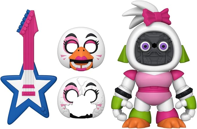 Funko Five Nights at Freddy's (FNAF) Snap: Montgomery Gator and Glamrock Chica, 2-Pack - Collectable Vinyl Figure - Gift Idea - Official Merchandise