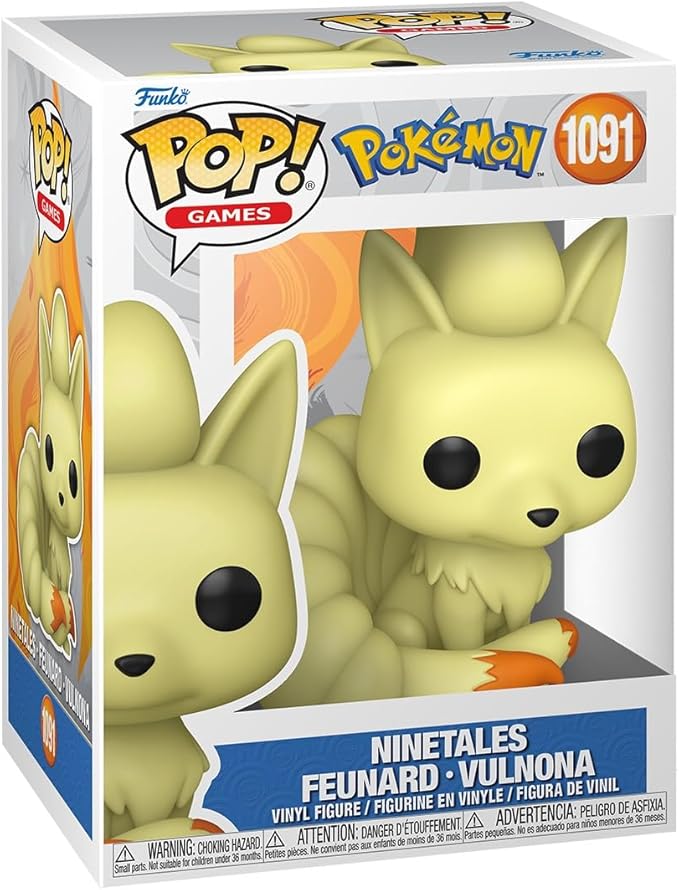 Funko Pop! Games: Pokemon - Ninetails - Ninetales - Collectable Vinyl Figure - Gift Idea - Official Merchandise - Toys for Kids & Adults - Games Fans - Model Figure for Collectors and Display