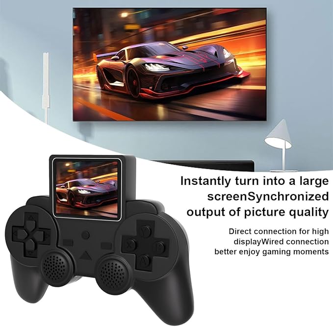 S10 Handheld Game Console, 2.4-inch HD Color Screen Retro Gaming Console,Built-in 3000+ Classic Games Portable Video Gaming.